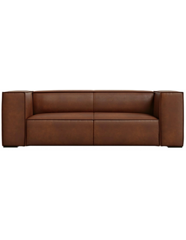 Agawa 2-personers sofa i læder B211 cm – Sort/Brun