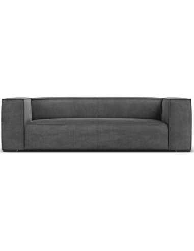 Agawa 3-personers sofa i polyester B227 cm – Sort/Grå