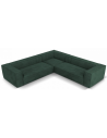 Agawa Hjørnesofa sofa i polyester B280 x D280 cm - Sort/Grøn