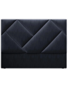 Arkose sengegavl i velour 140 x 120 cm - Mørkeblå