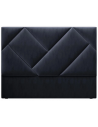 Arkose sengegavl i velour 160 x 120 cm - Mørkeblå