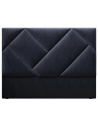 Arkose sengegavl i velour 180 x 120 cm - Mørkeblå