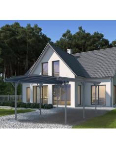 carport fritstående stål aluminium 2