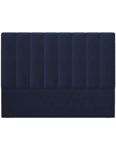 Billede af Marl sengegavl i velour 140 x 120 cm - Blå