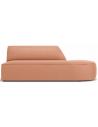 Ruby højrevendt åben daybed i velour B181 cm - Pink