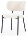 Oasis spisebordsstol i metal og polyester H78,5 cm - Sort/Beige