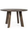 Fynn rundt spisebord i mangotræ Ø130 cm - Rustik brun