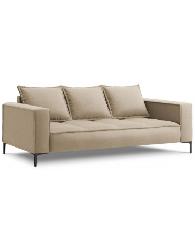 Marram 3-personers sofa i polyester B216 cm – Sort/Beige