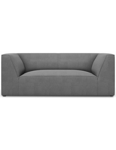 Ruby 2-personers sofa i polyester B174 x D92 cm – Sort/Grå