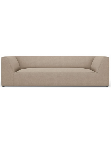 Ruby 3-personers sofa i polyester B232 x D92 cm – Sort/Mørk beige