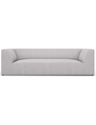 Ruby 3-personers sofa i polyester B232 x D92 cm – Sort/Lysegrå