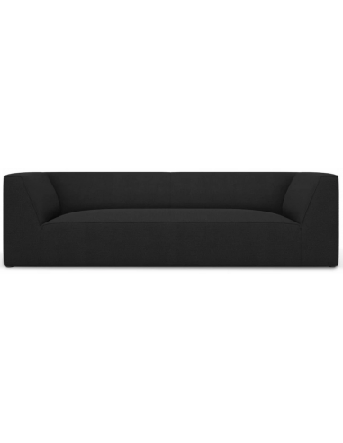 Ruby 3-personers sofa i polyester B232 x D92 cm – Sort/Sort