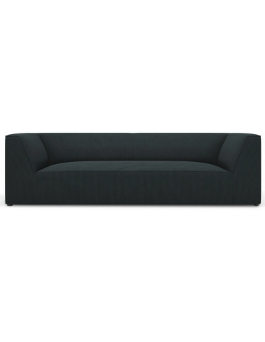 Ruby 3-personers sofa i corduroy B232 x D92 cm – Sort/Blå