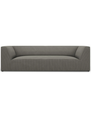 Ruby 3-personers sofa i corduroy B232 x D92 cm – Sort/Lysegrå