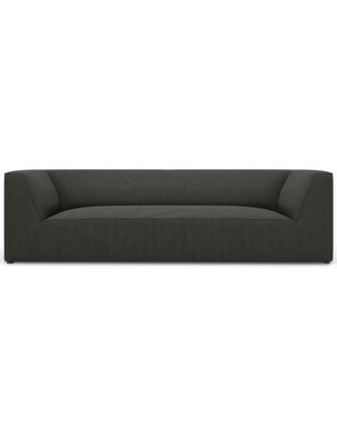 Ruby 3-personers sofa i corduroy B232 x D92 cm – Sort/Mørkegrå