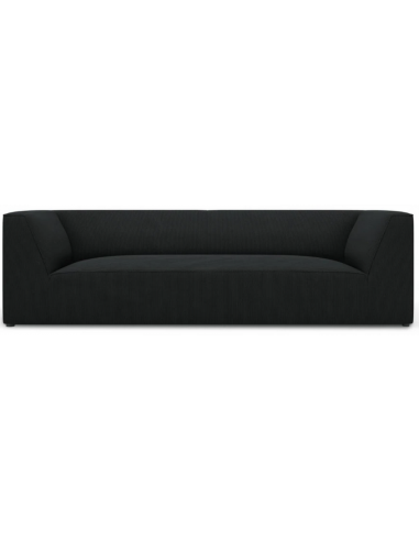 Ruby 3-personers sofa i corduroy B232 x D92 cm – Sort/Sort