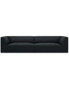 Ruby 4-personers sofa i corduroy B302 x D92 cm - Sort/Sort