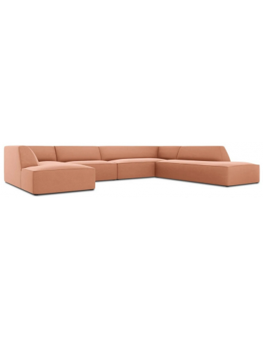 Ruby U-Sofa højrevendt i velour B366...