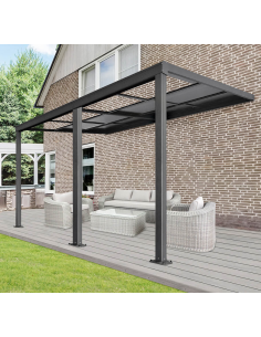 terrasse overdækning terrasseoverdækning pavillon overdækket terrasse med skydetag