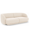 Miley 2-personers sofa i chenille B184 x D85 cm - Lys beige