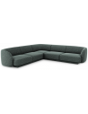Miley hjørnesofa i chenille B252 x D252 cm - Petrolium