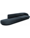 Miley venstrevendt chaiselong sofa i chenille B302 x D85 cm - Blå