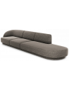 Miley højrevendt chaiselong sofa i chenille B302 x D85 cm - Grå