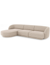 Miley venstrevendt chaiselong sofa i chenille B259 x D155 cm - Beige