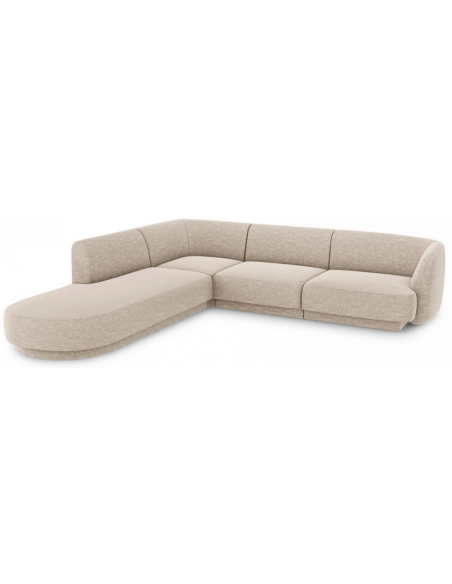 beige sofa med chaiselong