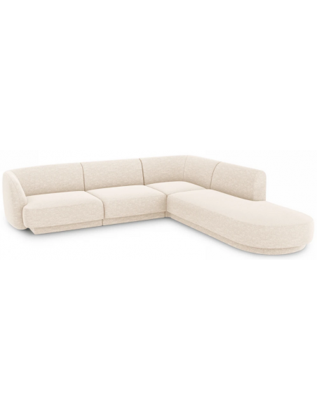 beige sofa med chaiselong