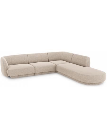 beige sofa med chaiselong