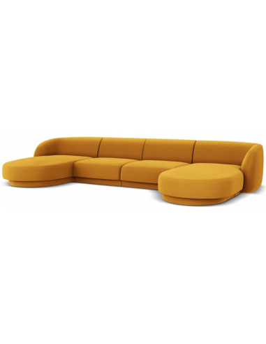 Miley U-sofa i velour B334 x D155 cm...