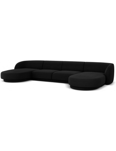 Miley U-sofa i velour B334 x D155 cm...