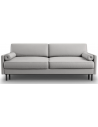 Scott Sovesofa i polyester B212 x D97 cm - Sort/Lysegrå