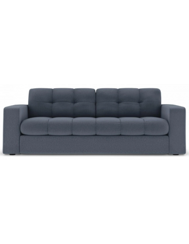Justin 2-personers sofa i polyester B162 x D90 cm – Sort/Mørkeblå