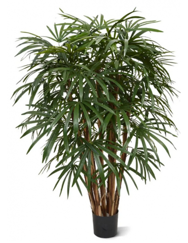 Stor kunstig Raphis palme H130 cm