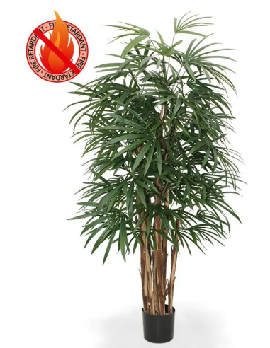 Stor kunstig Raphis palme H160 cm -...