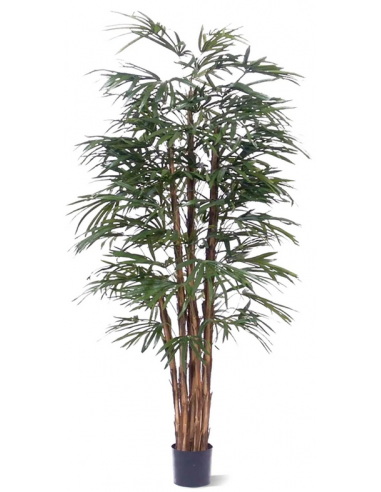 Stor kunstig Raphis palme H190 cm