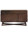 Boho sideboard i mangotræ og mdf B140 cm - Brun