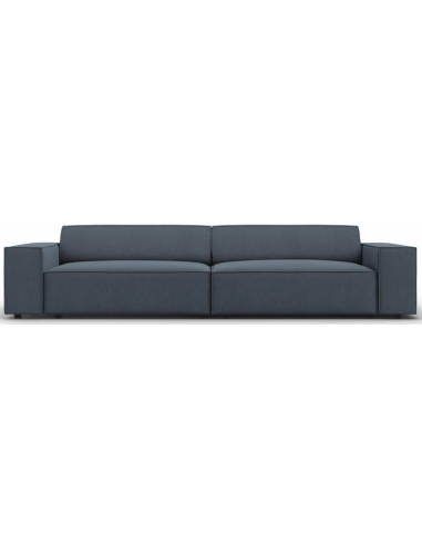 Jodie 3-personers sofa i polyester B204 x D102 cm – Sort/Blå