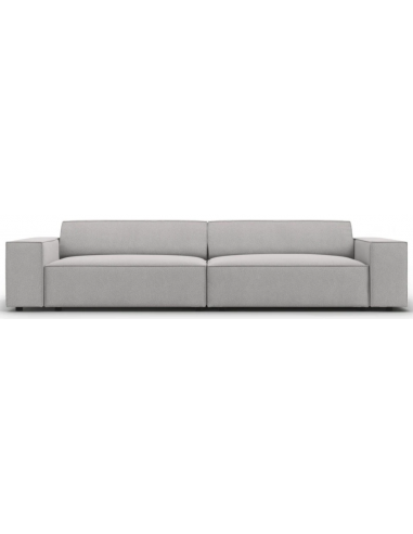 Jodie 3-personers sofa i polyester B204 x D102 cm – Sort/Lysegrå
