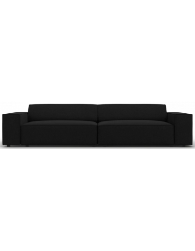 Jodie 3-personers sofa i polyester B204 x D102 cm – Sort/Sort
