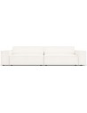 Jodie 4-personers sofa i bouclé B244 x D102 cm - Sort/Beige