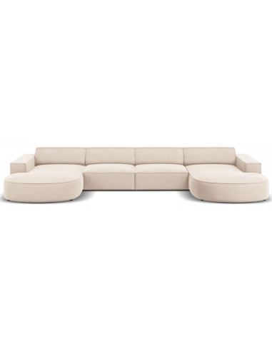 Jodie U-sofa i velour B364 x D166 cm...