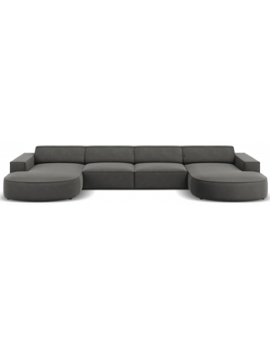 Jodie U-sofa i velour B364 x D166 cm...