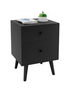 Sengebord med 2 skuffer i...