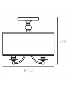 Abu Dhabi Loftlampe i metal... 2