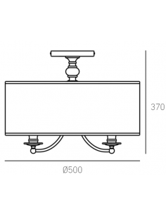 Abu Dhabi Loftlampe i metal... 2