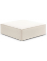 Kaelle puf til sofa i velour B100 x D80 cm - Sort/Lys beige