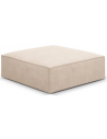 Kaelle puf til sofa i chenille B100 x D80 cm - Sort/Beige